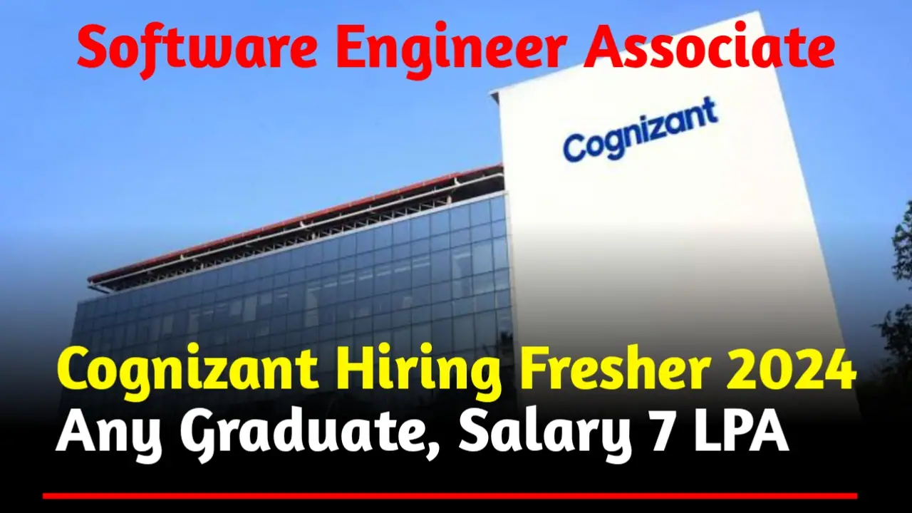 Cognizant Freshers Recruitment 2024