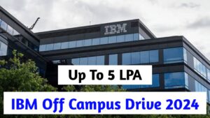 IBM Off Campus Drive 2024