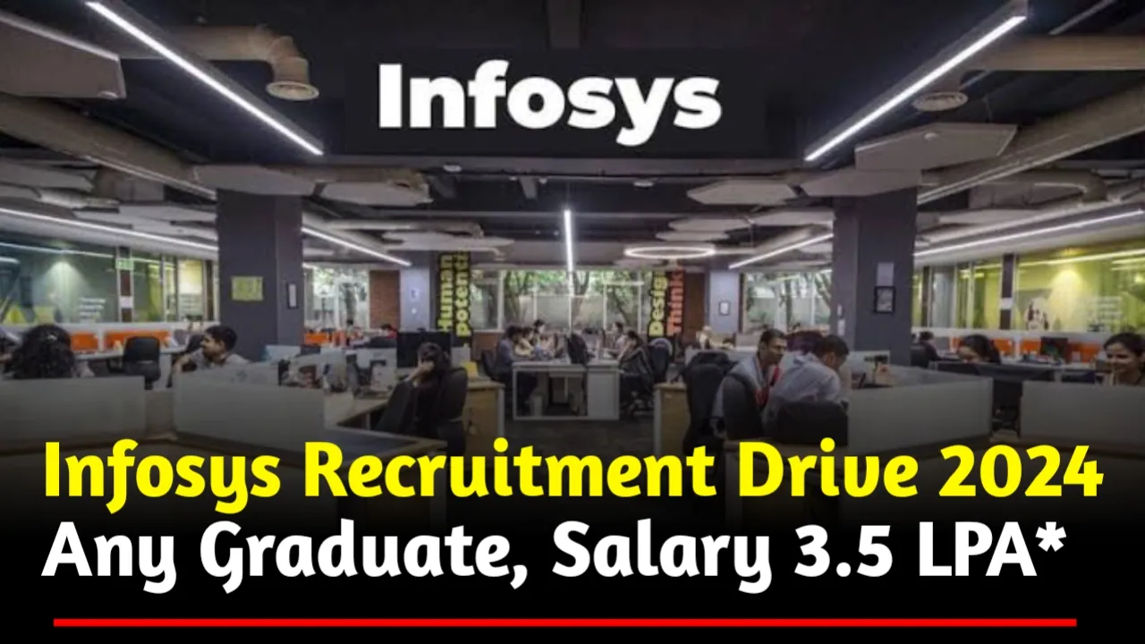 Infosys Recruitment Drive 2024